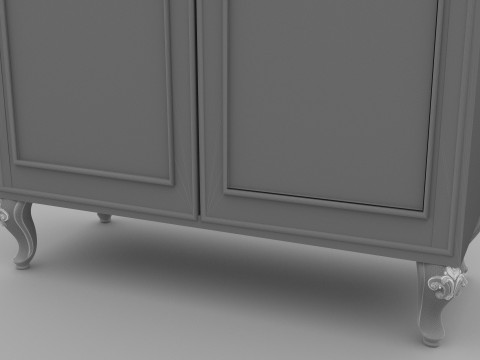 Silverware Cabinet 2 - 8K 3D Model
