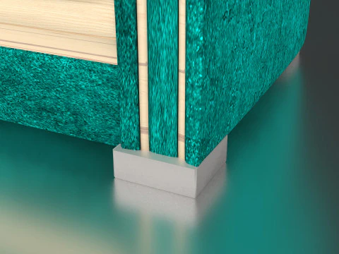 Sofa Turquoise 3D Model