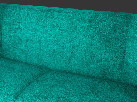 Sofa Turquoise 8K Modelo 3D
