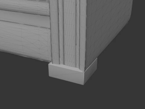 Sofa Turquoise 3D Model