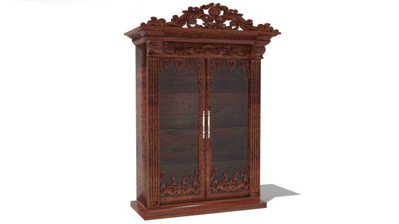 Silverware Cabinet 3 - 8K 3D 모델 .c4d .max .obj .3ds .fbx .stl .blend