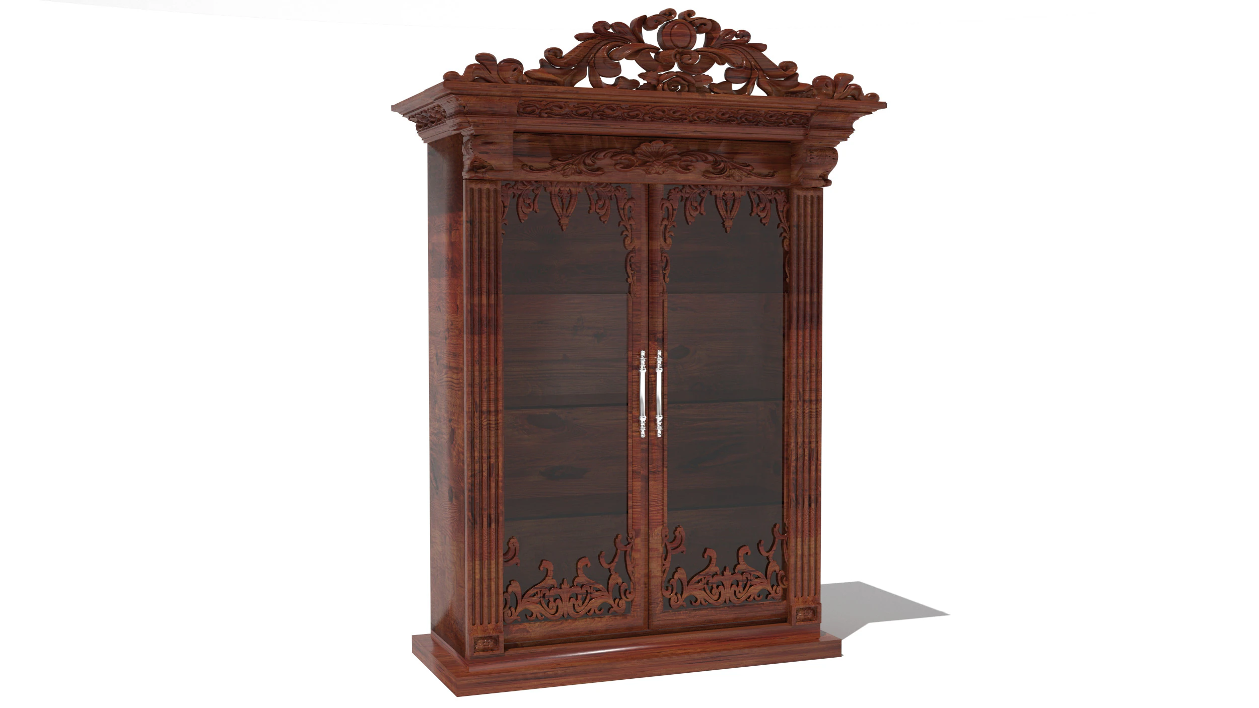 Silverware Cabinet 3 3D Model .c4d .max .obj .3ds .fbx .stl .blend 