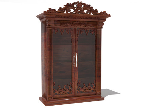 Silverware Cabinet 3 - 8K 3D Model