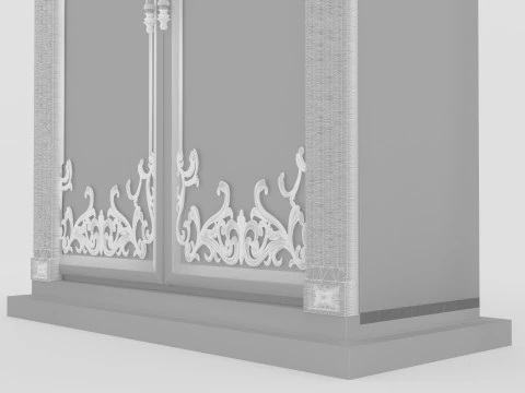 Silverware Cabinet 3 3D Model