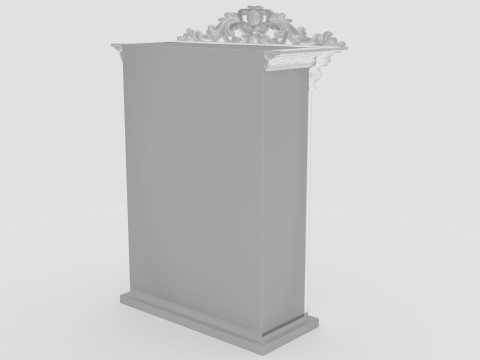 Silverware Cabinet 3 - 8K 3D 모델