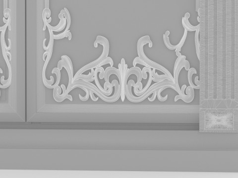 Silverware Cabinet 3 - 8K 3D 모델