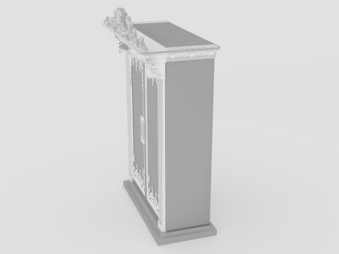 Silverware Cabinet 3 - 8K 3D 모델