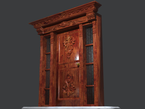 Entrance Door 8K 3D Model