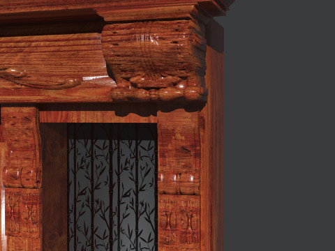 Entrance Door 8K 3D Model