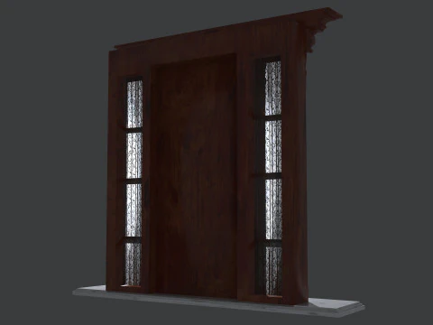 Entrance Door 8K 3D Model