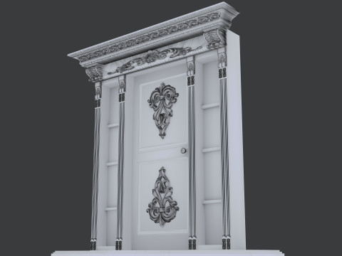 Entrance Door 8K 3D Model