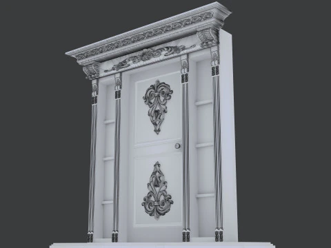 Entrance Door 8K 3D Model