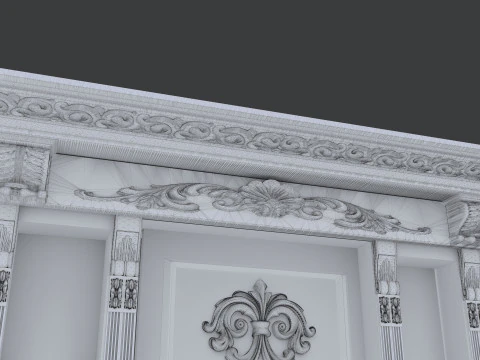 Entrance Door 8K 3D Model