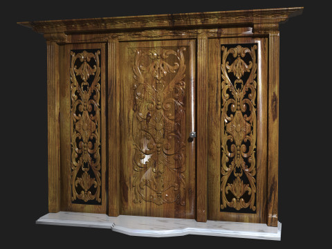 Entrance Door 2 - 8K 3Dモデル