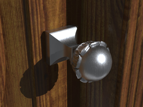 Entrance Door 2 - 8K 3D-Modell