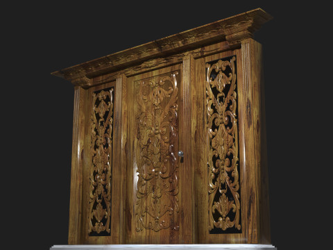 Entrance Door 2 - 8K 3D-Modell