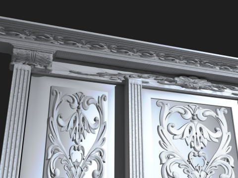 Entrance Door 2 - 8K 3D-Modell