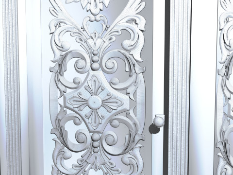Entrance Door 2 - 8K 3D-Modell