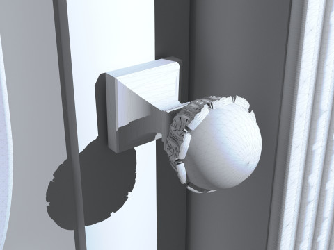 Entrance Door 2 - 8K 3D-Modell