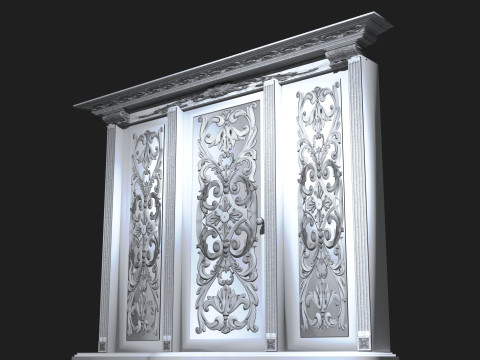 Entrance Door 2 - 8K 3D-Modell