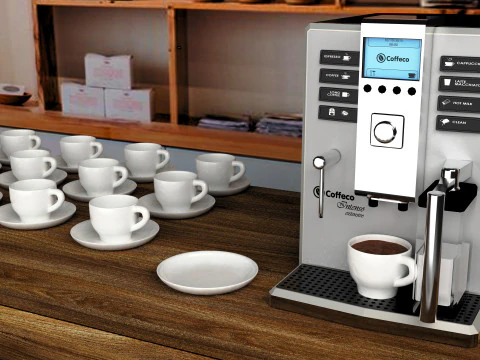 Coffee Unit 2 3D Model
