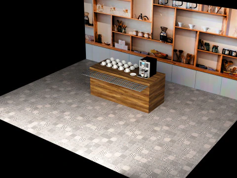 Coffee Unit 2 3D Model