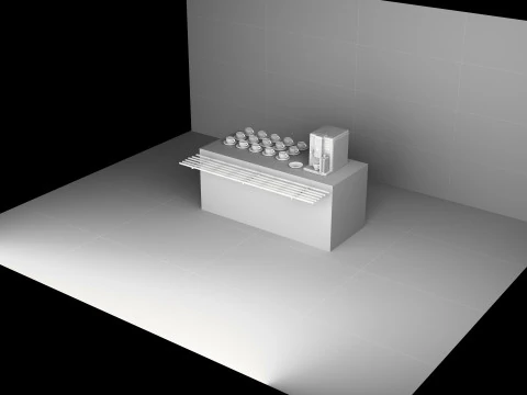 Coffee Unit 2 3D Model