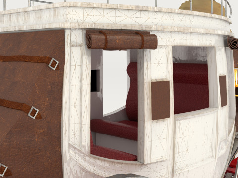Horse Carriage 2 - 4K 3D-Modell