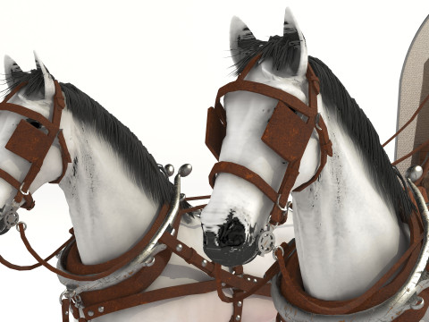 Covered Wagon 2 - 4K 3D-Modell