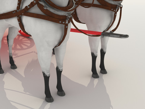 Covered Wagon 2 - 4K 3D-Modell