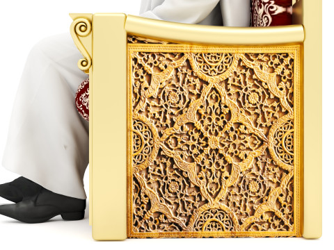 Arap Sultan 4K Modèle 3D