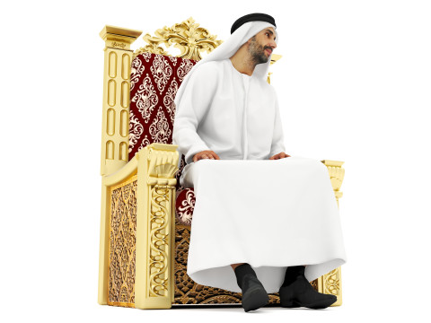 Arap Sultan 4K Modèle 3D
