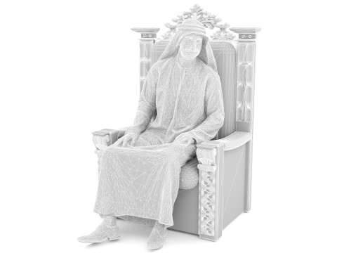 Arap Sultan 4K Modèle 3D