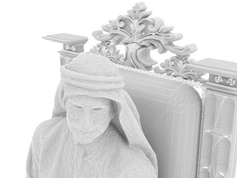 Arap Sultan 4K Modèle 3D
