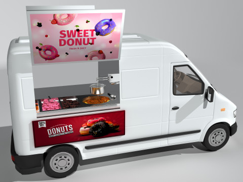 Donut Van 3D 모델