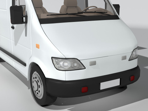 Donut Van Modelo 3D