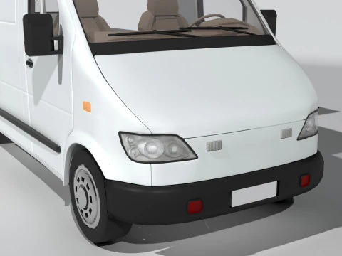 Donut Van 3D Model