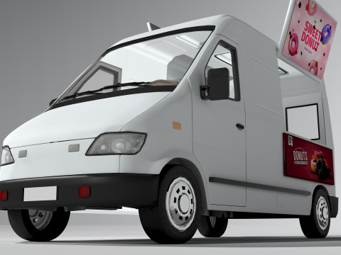 Donut Van Modelo 3D