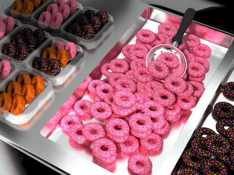 Donut Van 3D Model