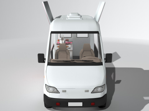 Donut Van Modelo 3D