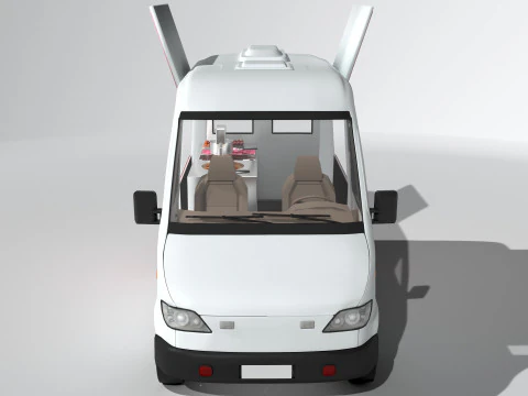 Donut Van 3D Model