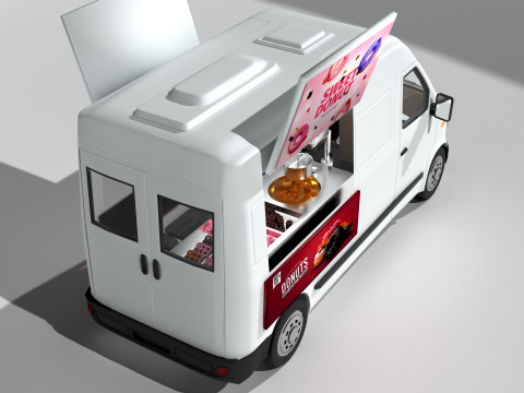 Donut Van Modelo 3D