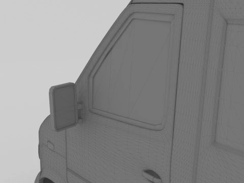 Donut Van 3D Model