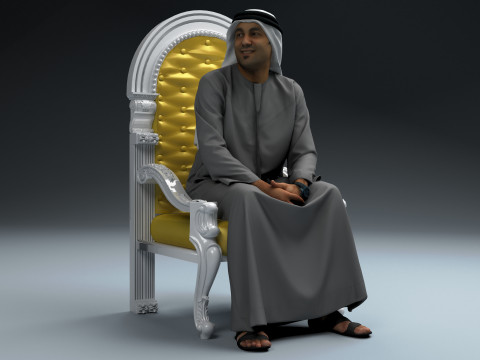 Arap Sultan 2 - 4K 3D Model