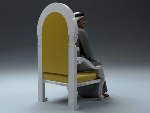 Arabische sultan 2 3D Model