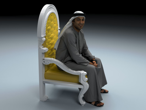 Arap Sultan 2 - 4K Modelo 3D