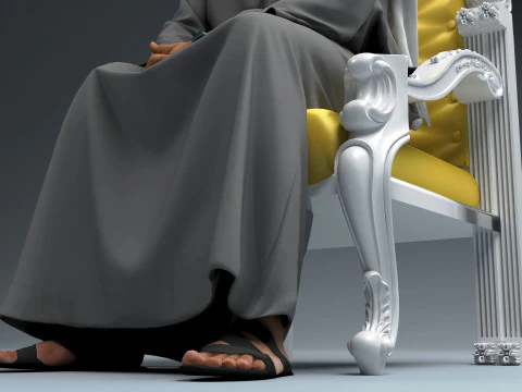 Arabische sultan 2 3D Model