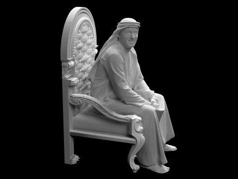 Arabische sultan 2 3D Model