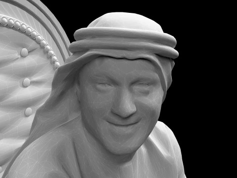 Arabische sultan 2 3D Model