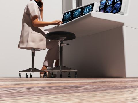 CT Scan - 4K 3D मॉडल